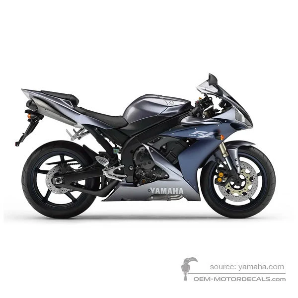 Decals for Yamaha YZF R1 2005 - Silver • Yamaha OEM Decals