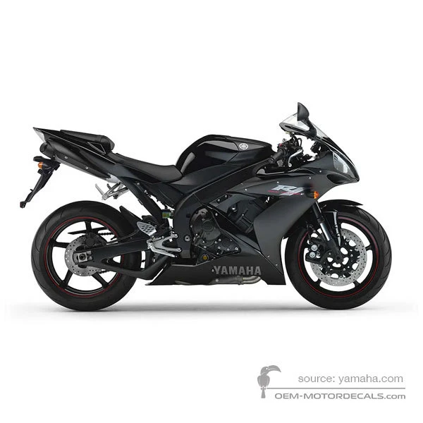Decals for Yamaha YZF R1 2006 - Black • Yamaha OEM Decals