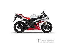 Stickers voor Yamaha YZF R1 2007 - Wit • Yamaha OEM Stickers