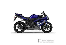 Stickers voor Yamaha YZF R1 2007 - Blauw • Yamaha OEM Stickers