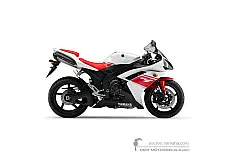Decals for Yamaha YZF R1 2008 - White • Yamaha OEM Decals