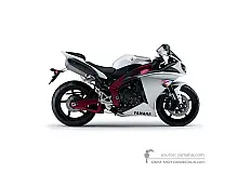 Decals for Yamaha YZF R1 2009 - White • Yamaha OEM Decals