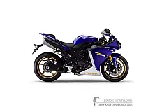 Stickers voor Yamaha YZF R1 2012 - Blauw • Yamaha OEM Stickers