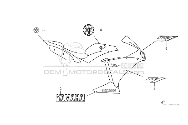 Yamaha YZF R1 2012 - Weiss