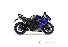 Stickers voor Yamaha YZF R1 2013 - Blauw • Yamaha OEM Stickers