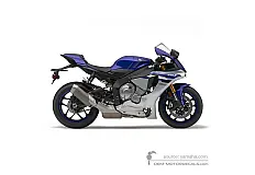 Adesivi per Yamaha YZF R1 2016 - Blu • Yamaha Adesivi OEM