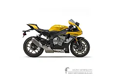 Autocollants pour Yamaha YZF R1 2016 - Jaune • Yamaha Autocollants OEM