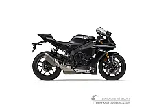 Stickers voor Yamaha YZF R1 2017 - Grijs • Yamaha OEM Stickers