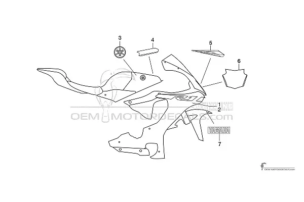 Yamaha YZF R1 2018 - Blauw