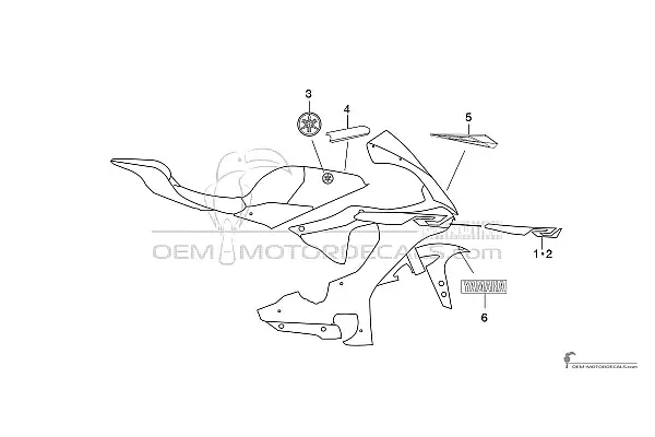 Yamaha YZF R1 2019 - Blau