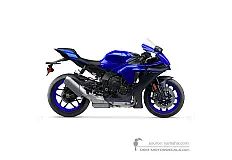 Stickers voor Yamaha YZF R1 2023 - Blauw • Yamaha OEM Stickers