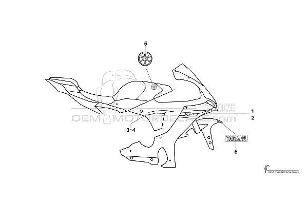 Yamaha YZF R1 2024 - Schwarz