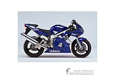 Stickers voor Yamaha YZF R6 2000 - Blauw • Yamaha OEM Stickers