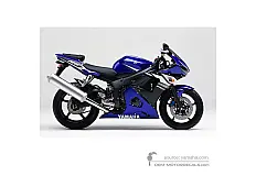 Stickers voor Yamaha YZF R6 2003 - Blauw • Yamaha OEM Stickers