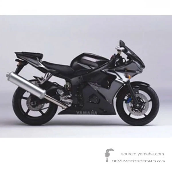 Aufkleber für Yamaha YZF R6 2004 - Grau • Yamaha OEM-Aufkleber