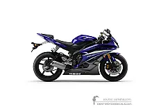 Stickers voor Yamaha YZF R6 2007 - Blauw • Yamaha OEM Stickers