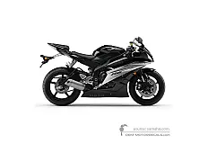 Aufkleber für Yamaha YZF R6 2007 - Schwarz • Yamaha OEM-Aufkleber