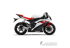 Adesivi per Yamaha YZF R6 2008 - Bianco • Yamaha Adesivi OEM