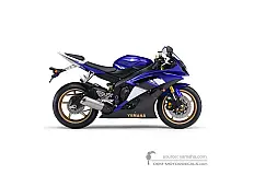 Adesivi per Yamaha YZF R6 2008 - Blu • Yamaha Adesivi OEM