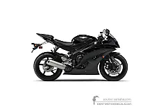 Aufkleber für Yamaha YZF R6 2011 - Schwarz • Yamaha OEM-Aufkleber