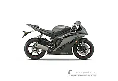 Stickers voor Yamaha YZF R6 2013 - Grijs • Yamaha OEM Stickers