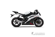 Aufkleber für Yamaha YZF R6 2014 - Weiss • Yamaha OEM-Aufkleber