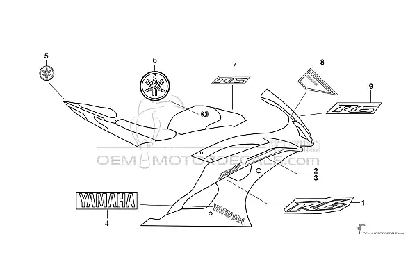 Yamaha YZF R6 2014 - White