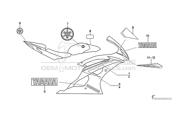 Yamaha YZF R6 2015 - Blu
