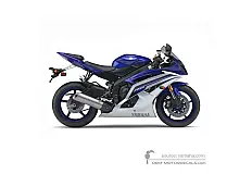 Stickers voor Yamaha YZF R6 2016 - Blauw • Yamaha OEM Stickers