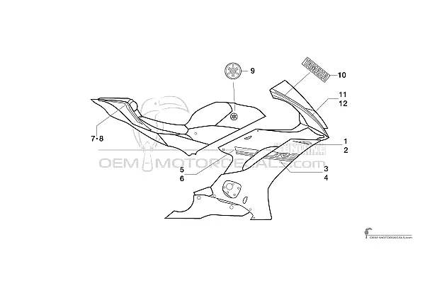 Yamaha YZF R6 2017 - Blau