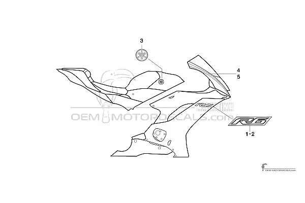Yamaha YZF R6 2017 - Grau