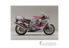 Pegatinas para Yamaha YZF750R 1993 - Blanco • Yamaha Pegatinas OEM