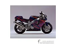 Adesivi per Yamaha YZF750R 1994 - Grigio scuro • Yamaha Adesivi OEM