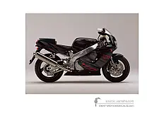 Stickers voor Yamaha YZF750R 1995 - Donkergrijs • Yamaha OEM Stickers