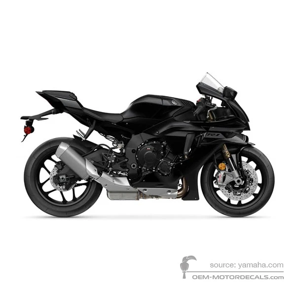 Aufkleber für Yamaha YZF-R1 2025 - Dunkelgrau • Yamaha OEM-Aufkleber