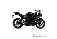 Stickers voor Yamaha YZF-R125 2025 - Zwart • Yamaha OEM Stickers