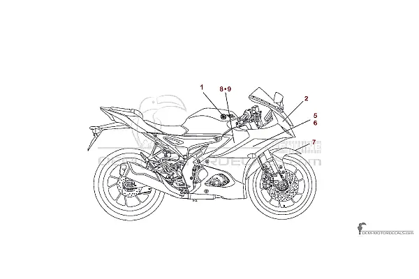 Yamaha YZF-R125 2025 - Blauw
