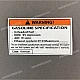 Aprilia SXR 50 Brandstofspecificatie Waarschuwingssticker OEM 1B009257 Brandstofconformiteit