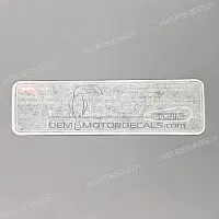 APRILIA Caution label, Tire load 2B003795