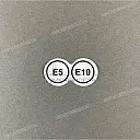 Autocollant réservoir type carburant E5/E10