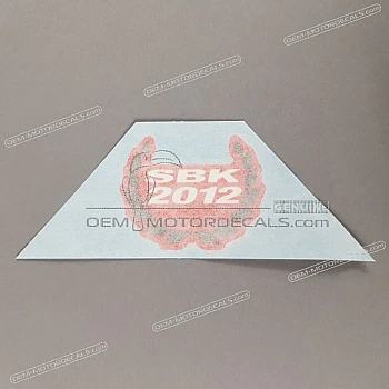 Side cowling decal