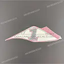 Kontpaneel sticker, rechterkant