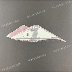 Heckverkleidung Aufkleber, Linke Seite