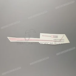 Front cowling decals set, left side