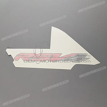 Side cowling decal, left side