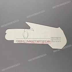 Belly pan decal, right side