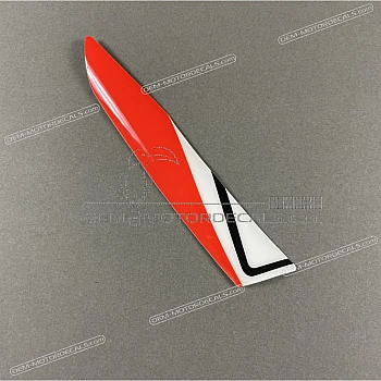 Front cowling decal, left side