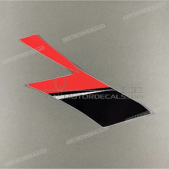 Frame cowling decal, left side
