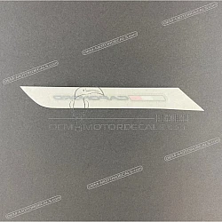 Aufkleber untere Seitenverkleidung, rechts