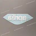 Front cowling decal